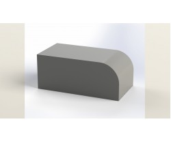 Тент ПВХ (630г/м2) 1500*3000*1500  с дугой (1 клапан)
