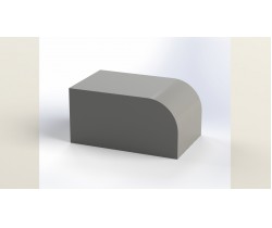 Тент ПВХ (630г/м2) 2616 -1200 с дугой (1 клапан)
